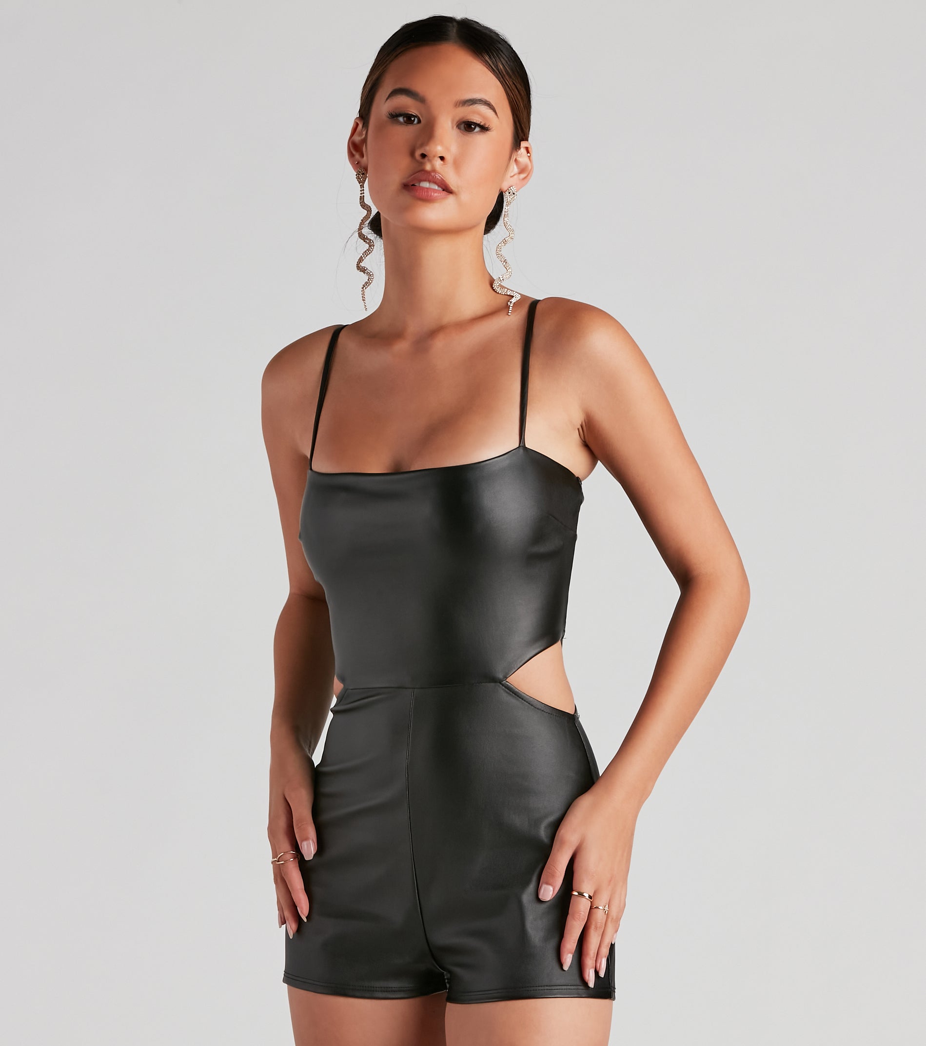 Nothing But Edge Coated Romper