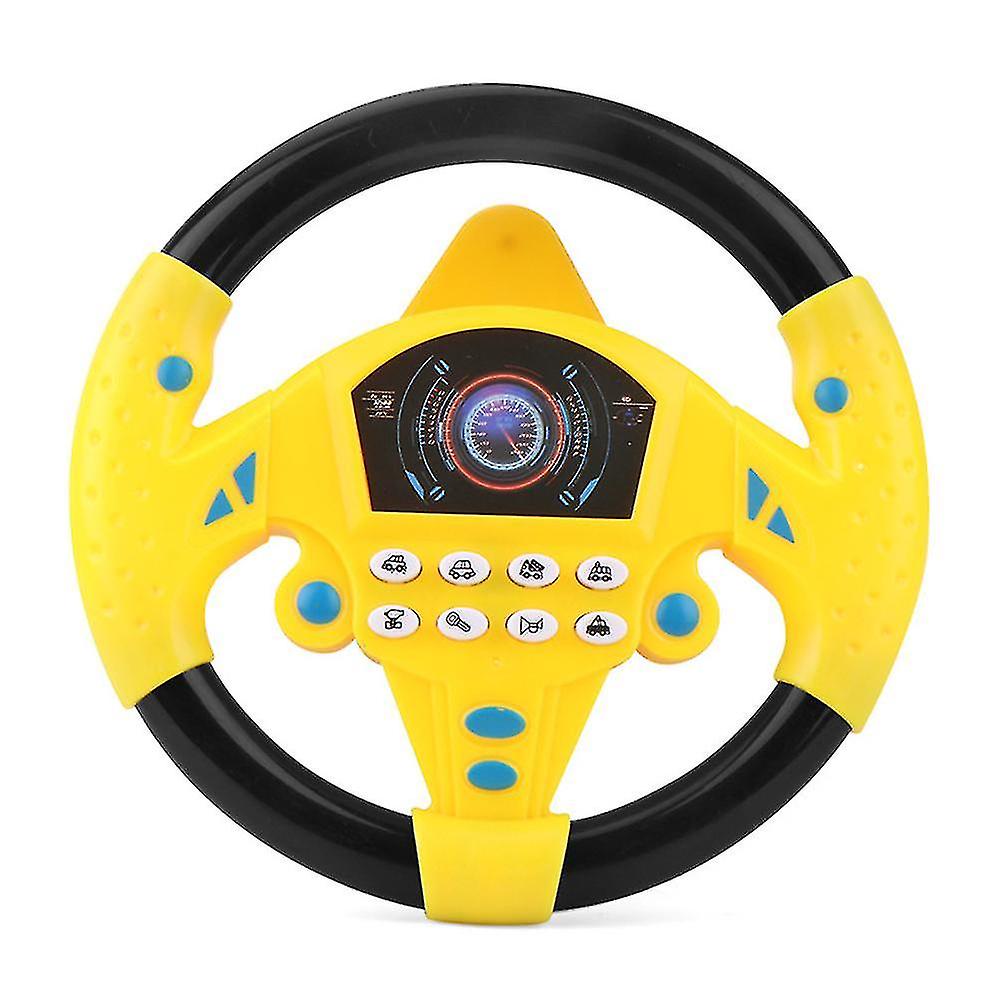 Steering Wheel Toys， 1pcs Simulation Copilots Simulated Steering Wheel Toy Educational Toys Children's Life Skills Training Gift