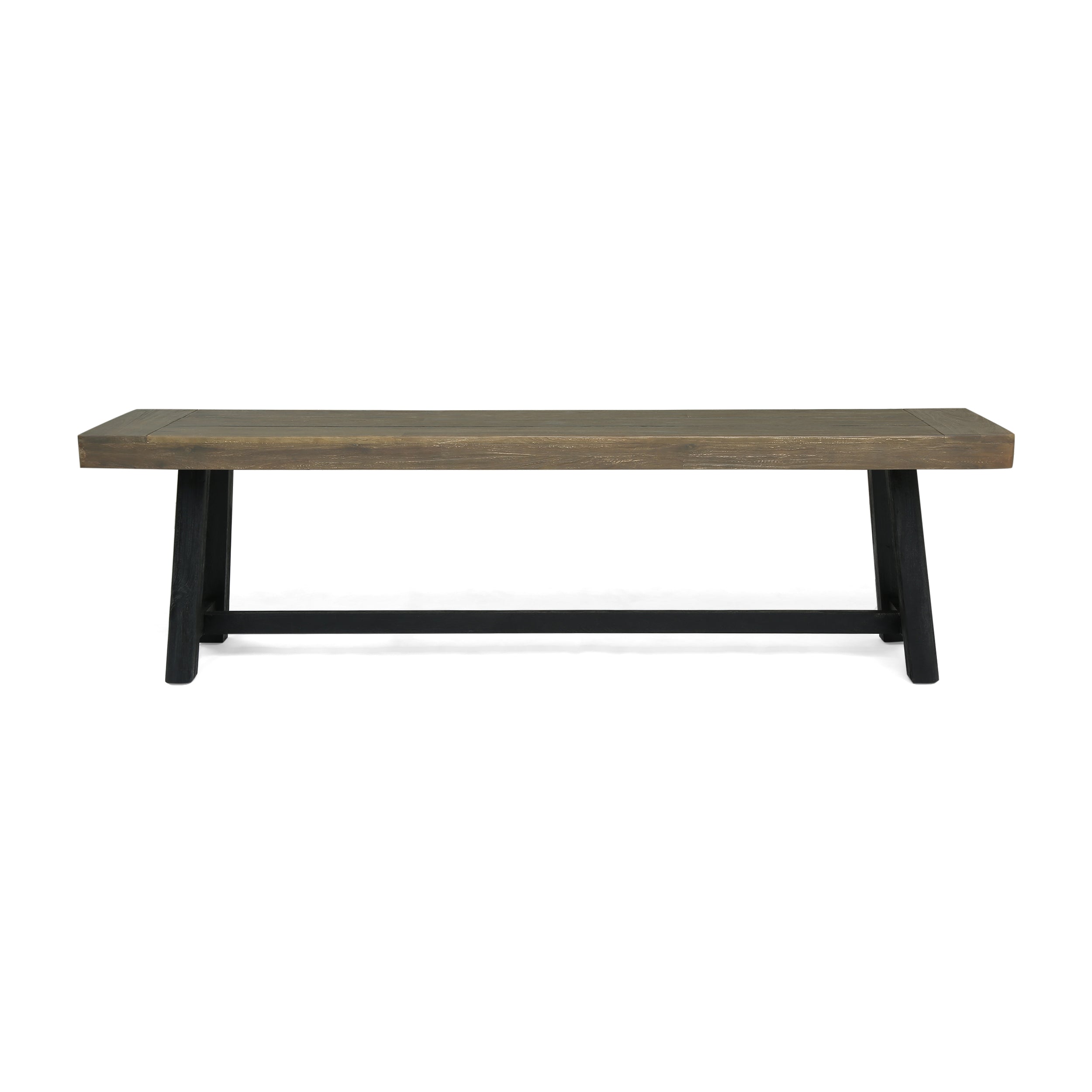 Toby Outdoor Acacia Wood Bench