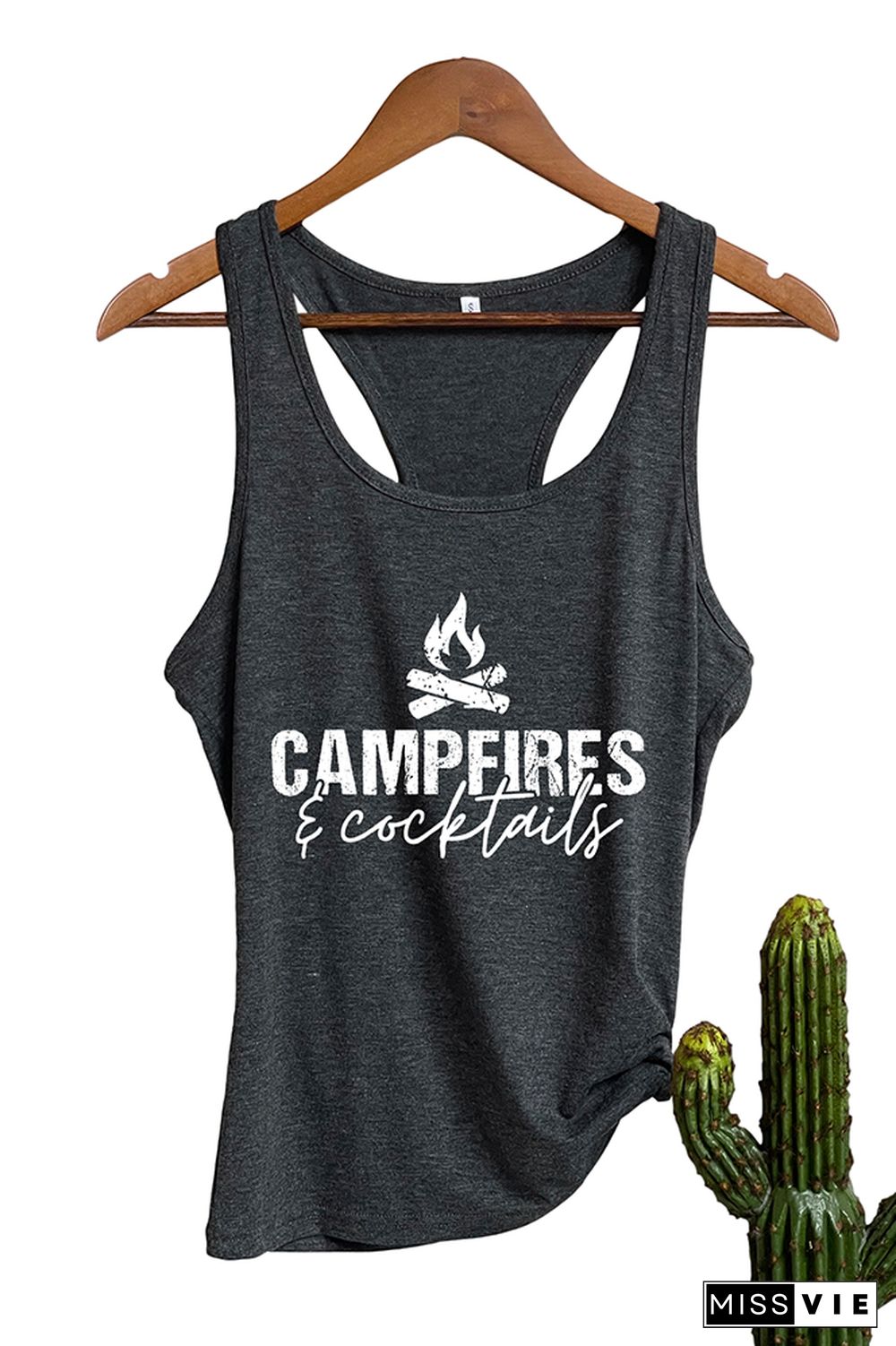 Campfires And Cocktails Tank Top Wholesale