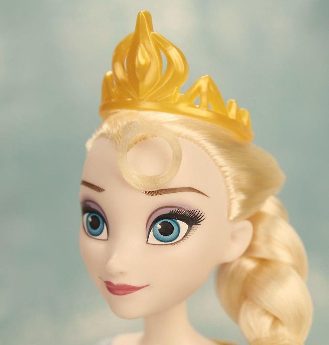 Disney Frozen Frost Royal Reveal Elsa doll 2i1 dress 30cm