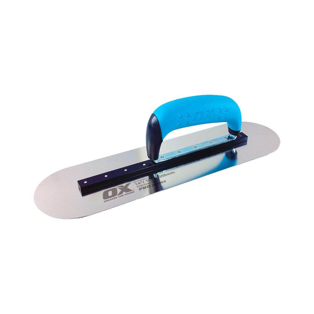 OX TOOLS Pro SST 4 in. x 1 4 in. Rigid Pool Trowel OX-P015814