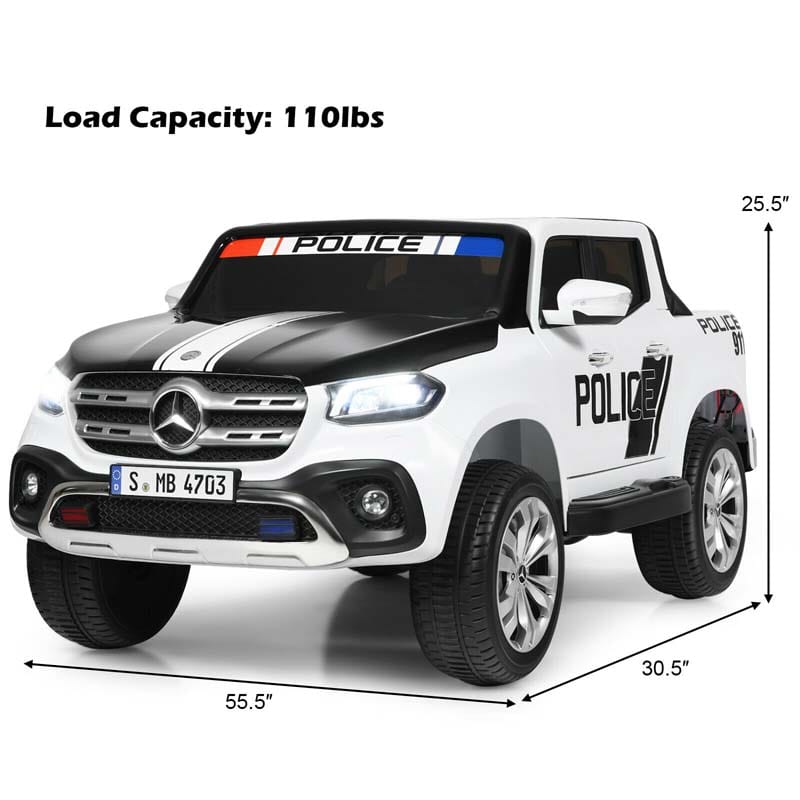 Licensed Mercedes Benz X Class Kids Ride-on Car 12V Battery Powered Vehicle Riding Toy Car with Trunk