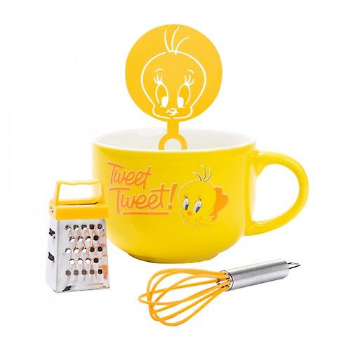 Looney Tunes Tweety Mug and Stencil Set