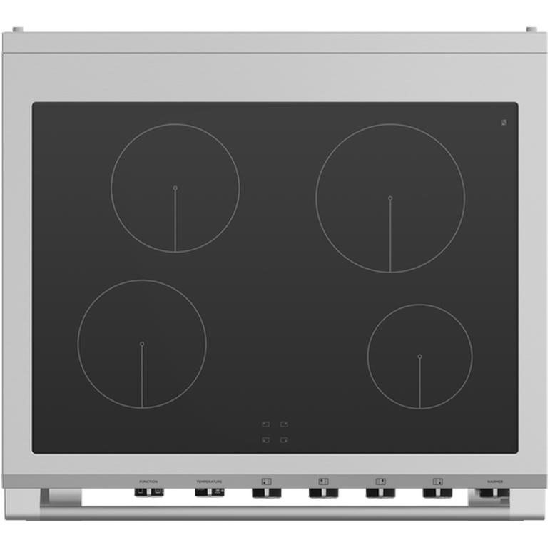 Fisher & Paykel 30-inch Freestanding Electric Range with Induction Technology OR30SCI6B1