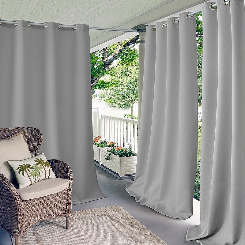 Elrene Home Fashions Connor Solid Indoor/Outdoor Window Curtain