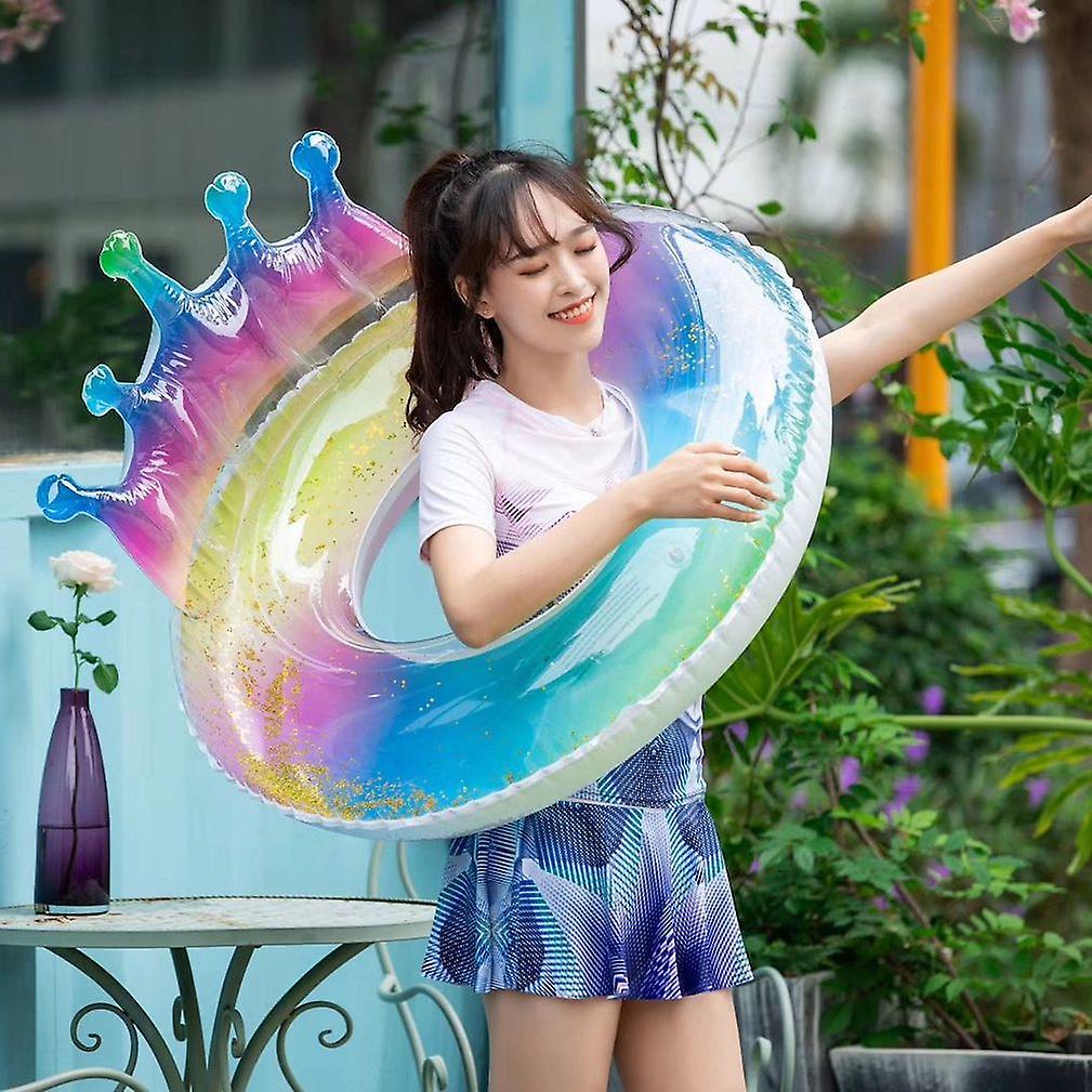 Mermaid Swimming Ring Inflatable Pool Float For Adults