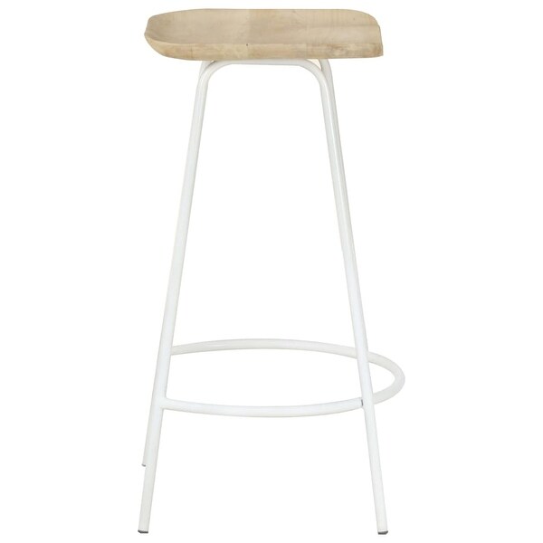 vidaXL Bar Stools 4 pcs Solid Mango Wood