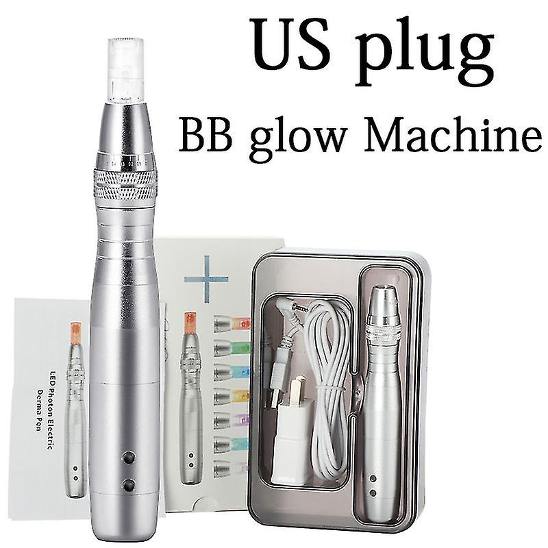 Jinzhaolai 7 Color Led Light Pmu Machine Bb Cream Glow Mesowhite Ampoule Microneedles Treatment Machine For Whitening Remove Acne Wrinkle