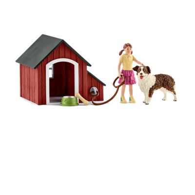 Schleich Dog Kennel Figurine