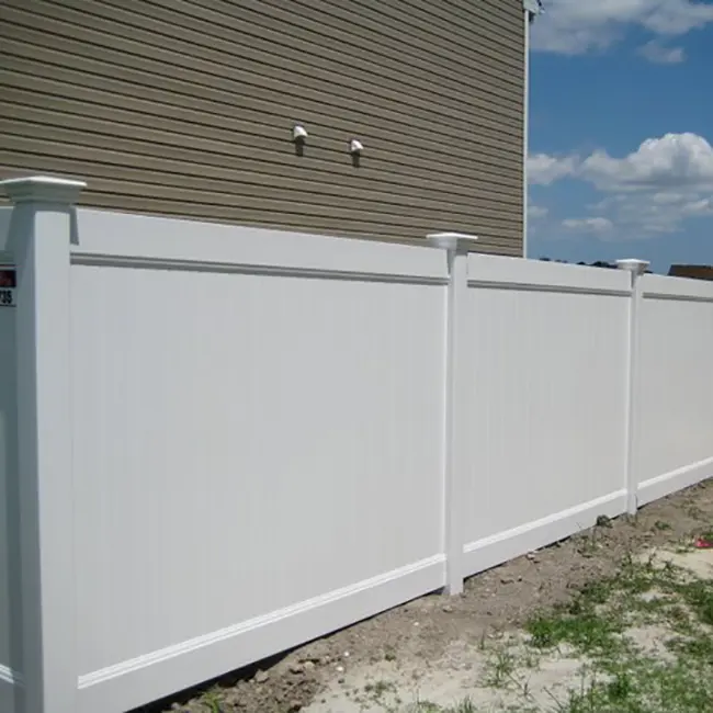 Factory Direct Supply 6x8 Vinyl Coated full privacy fence panel  fence trellis gates whosale vinyl fence panel