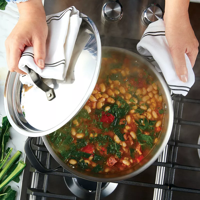 KitchenAid 5-Ply Clad Stainless Steel 6-qt. Stockpot with Lid