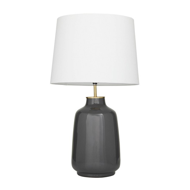 Modern Ceramic Table Lamp Gray Olivia amp May