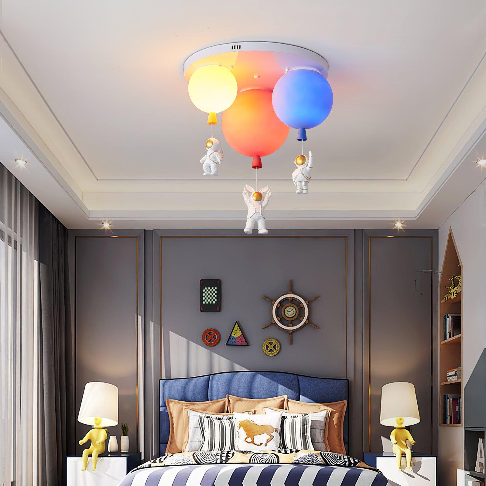 Frosted Balloon Combination Ceiling Lamp