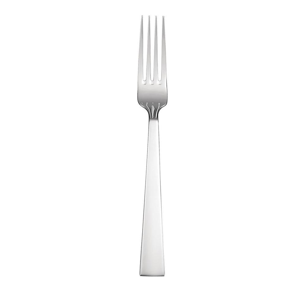 Oneida Fulcrum 1810 Stainless Steel Dinner Forks European Size (Set of 12) T657FEUF