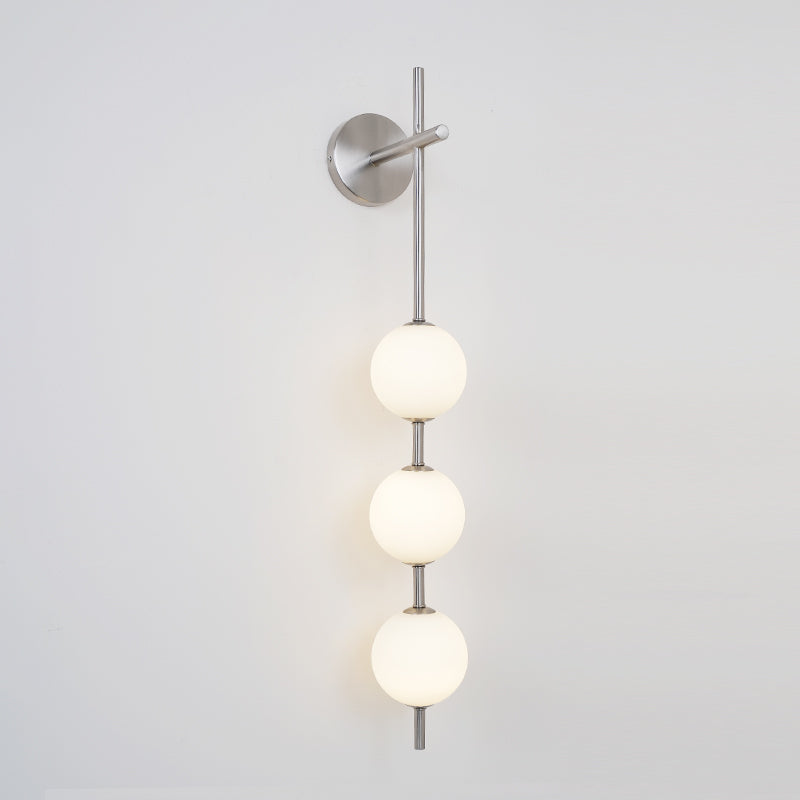 Vertical Globe Wall Lamp