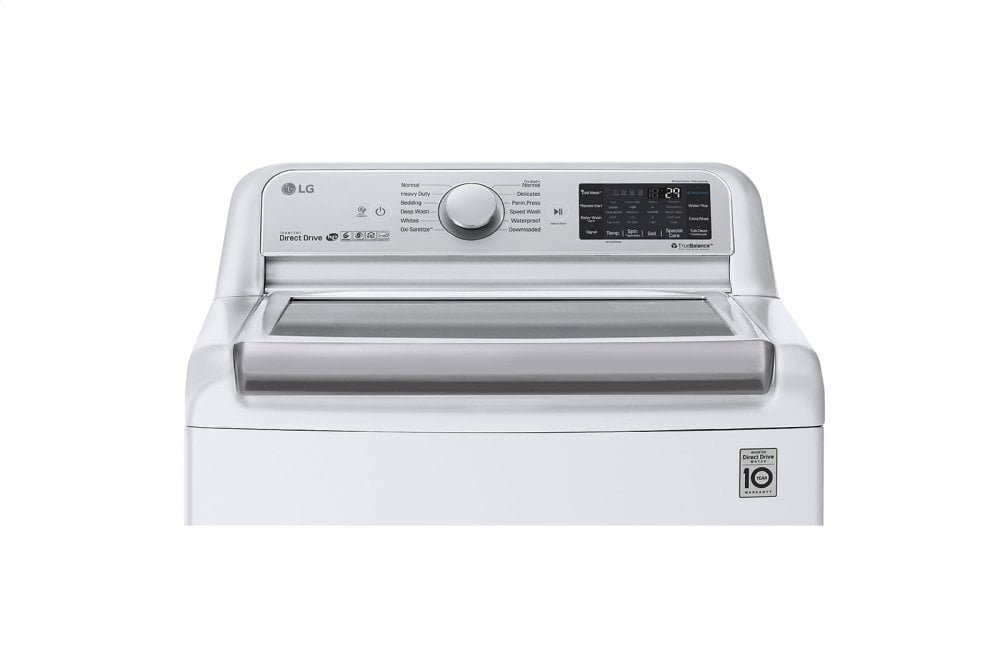 Lg WT7800CW 5.5 Cu.Ft. Smart Wi-Fi Enabled Top Load Washer With Turbowash3D™ Technology