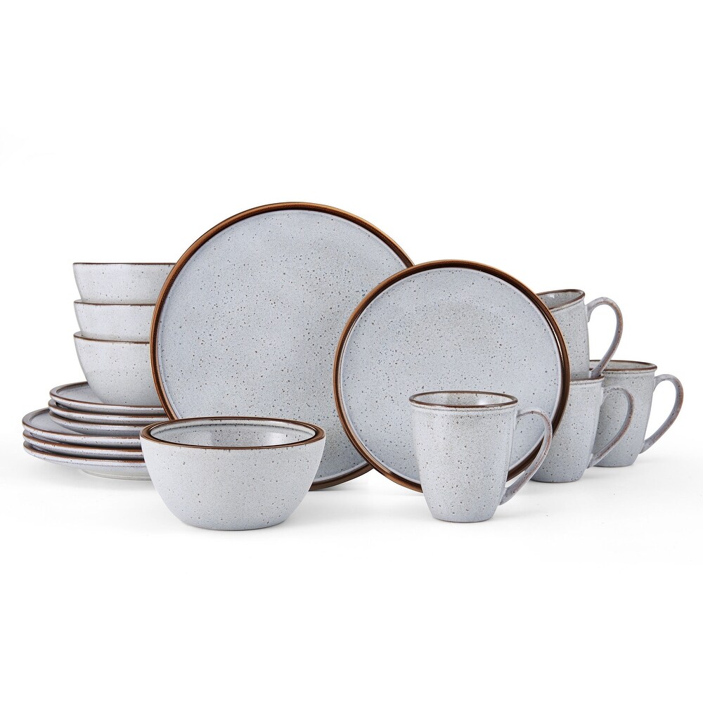 Mikasa Barrett White 16PC Dinnerware Set  Service for 4   1