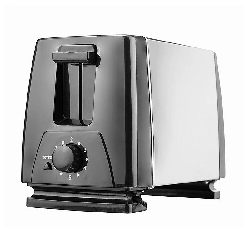 Brentwood 2-Slice Toaster (Stainless Steel and Black)