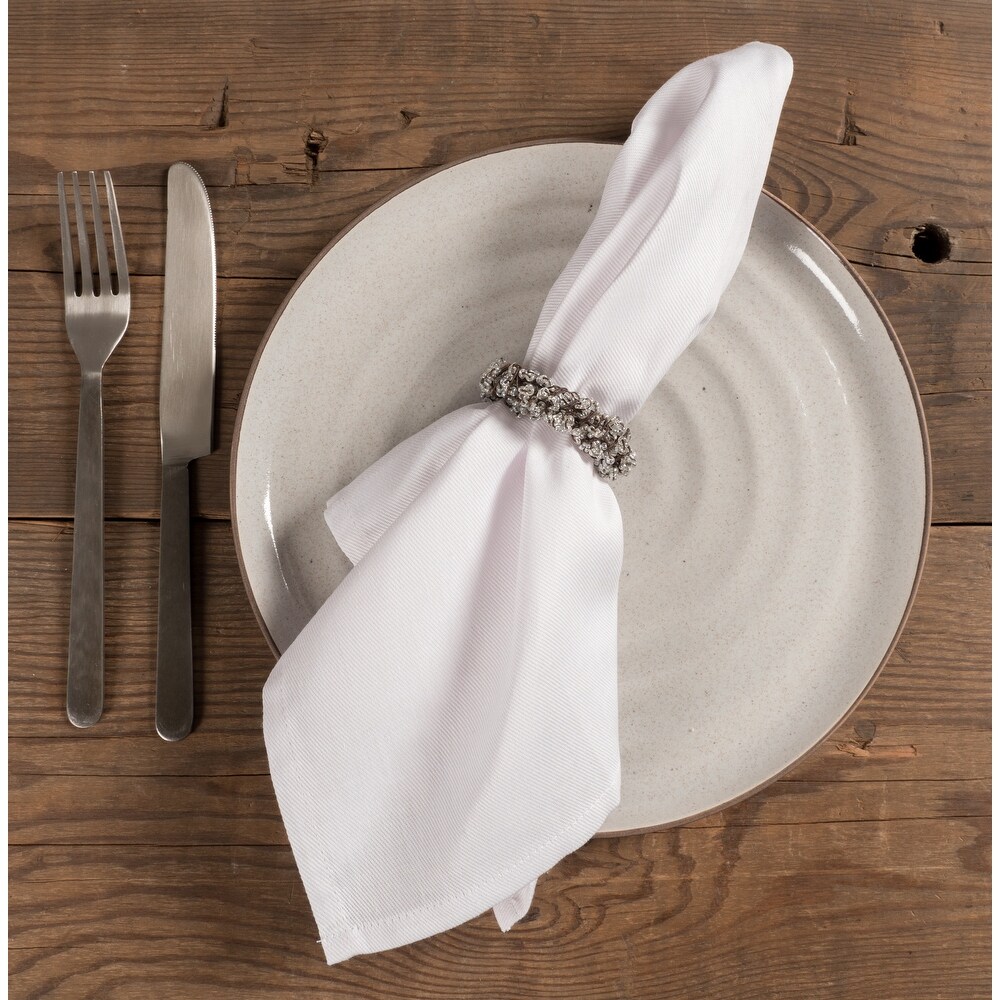 Chateau Easycare Poly Cotton Napkins  Set of 12