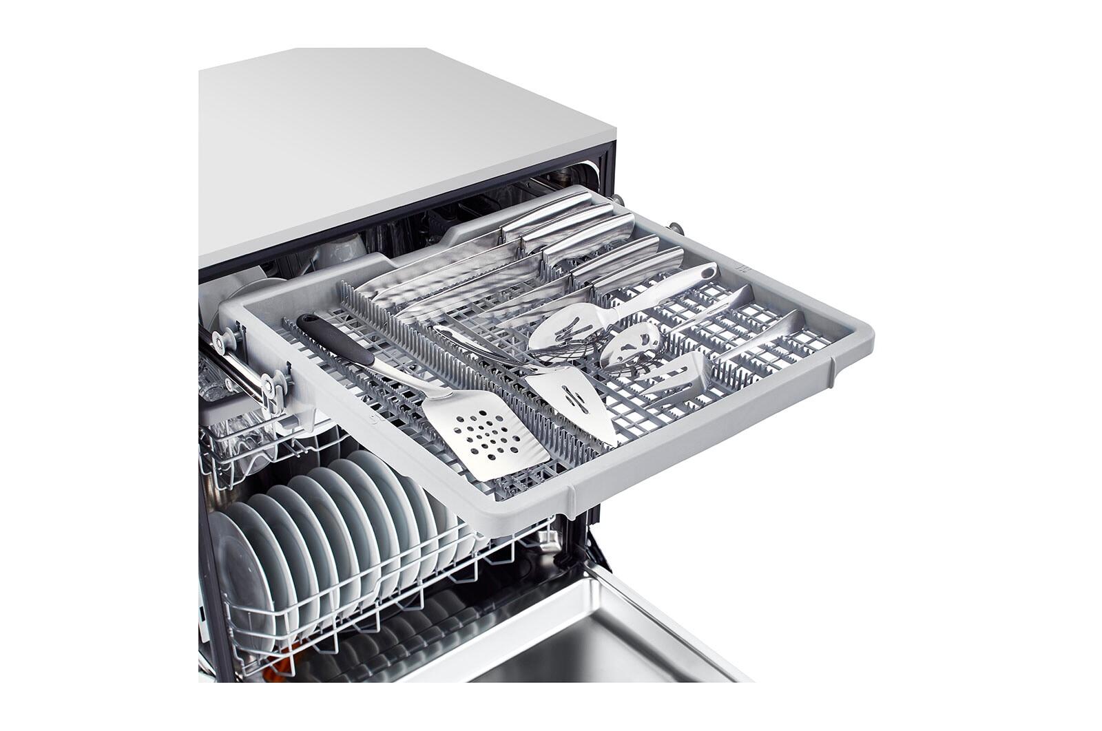 Lg LDFN4542D Front Control Dishwasher With Quadwash™ And 3Rd Rack