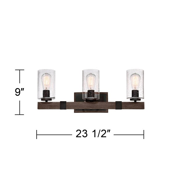 3 light Fixture Seedy Glass For Bedroom Bathroom Vanity Living Room