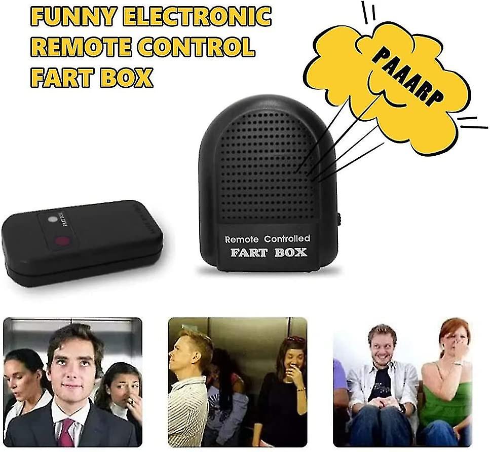 2023 - Electronic Remote Control Fart Box， Children Toy Joke Prank Novelties Fart Machine