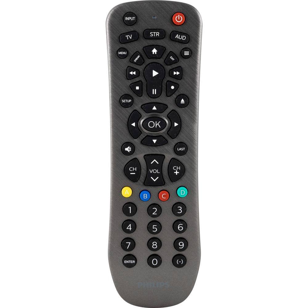 Philips 3-Device Universal TV Remote Control in Brushed Graphite SRP3229G27