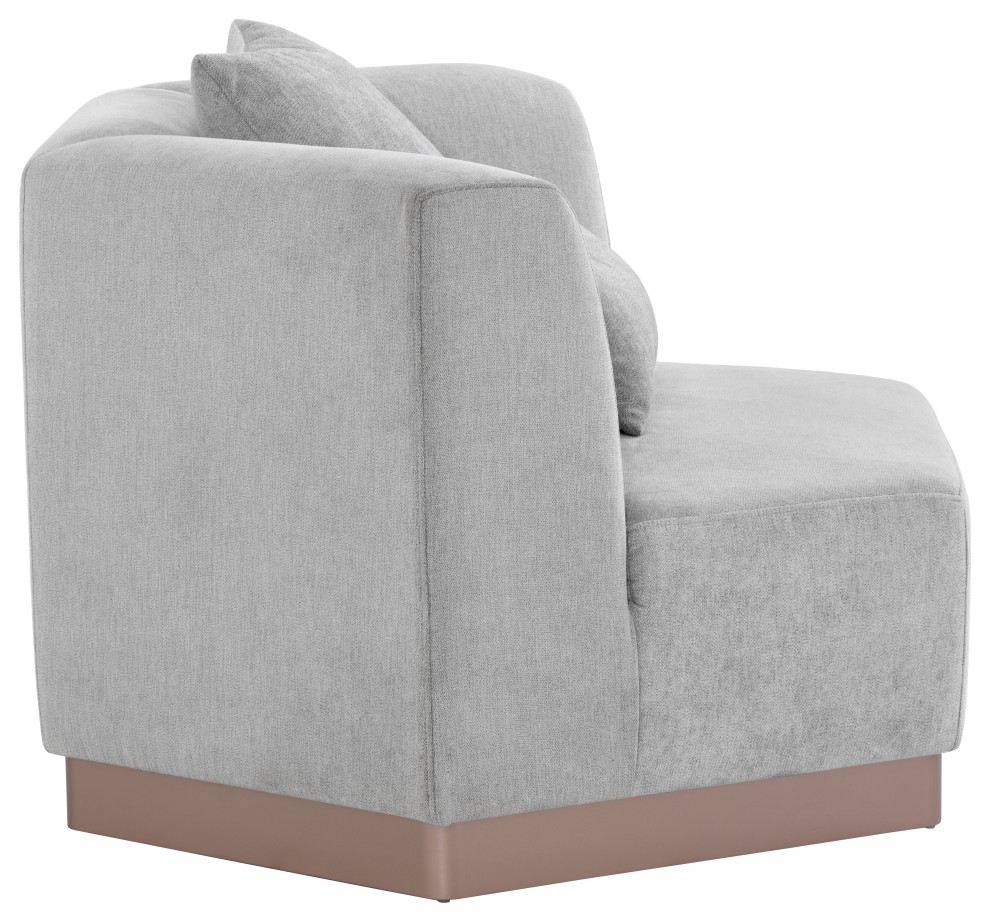 Amalia Armchair Polo Club Stone   Contemporary   Armchairs And Accent Chairs   by Sunpan Modern Home  Houzz