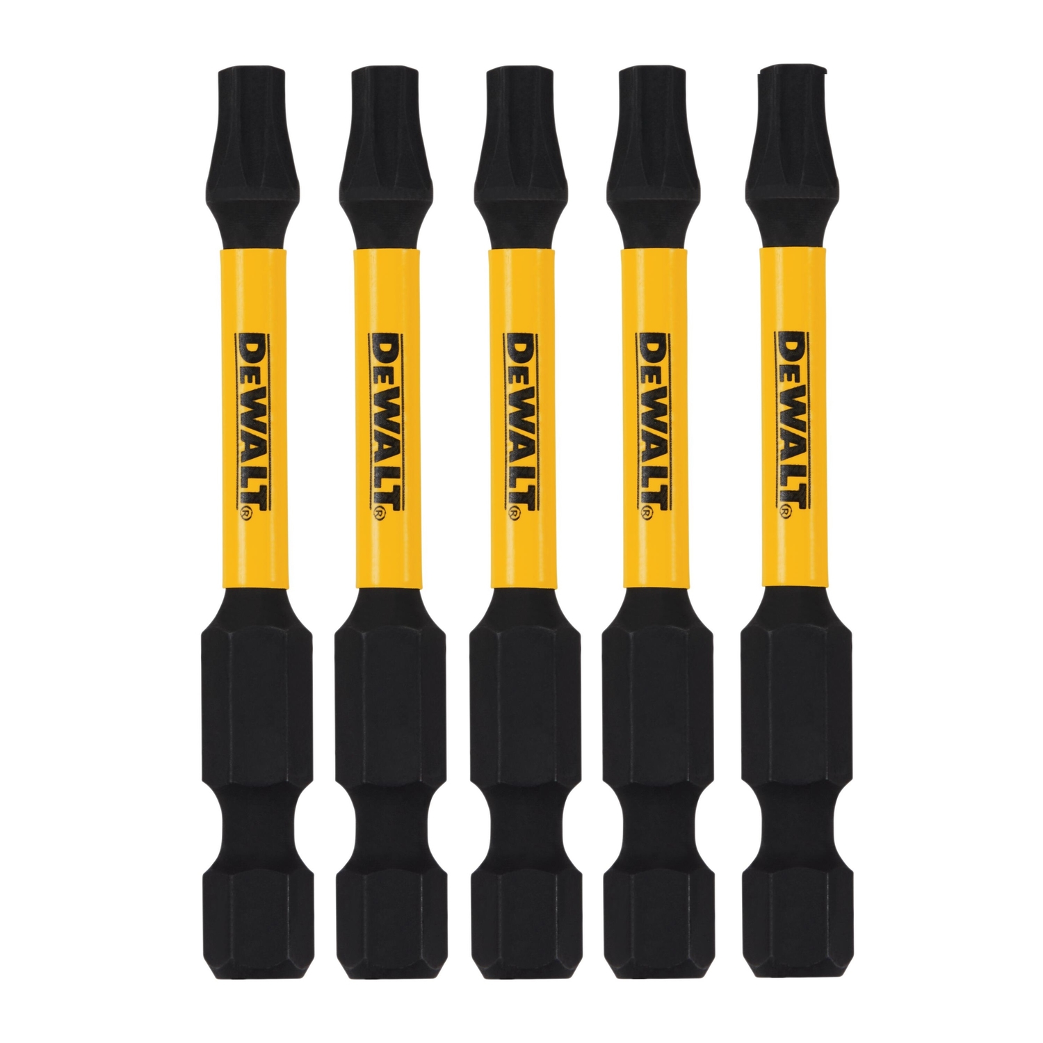 DW Impact Ready Torx T25 X 2 in. L Screwdriver Bit 5 pc