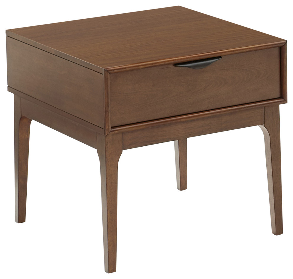 Mid Mod End Table   Transitional   Side Tables And End Tables   by Progressive Furniture  Houzz