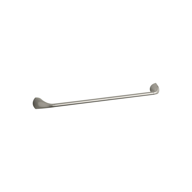 Kohler Mistos Brushed Nickel Silver Towel Bar 24 in. L Metal