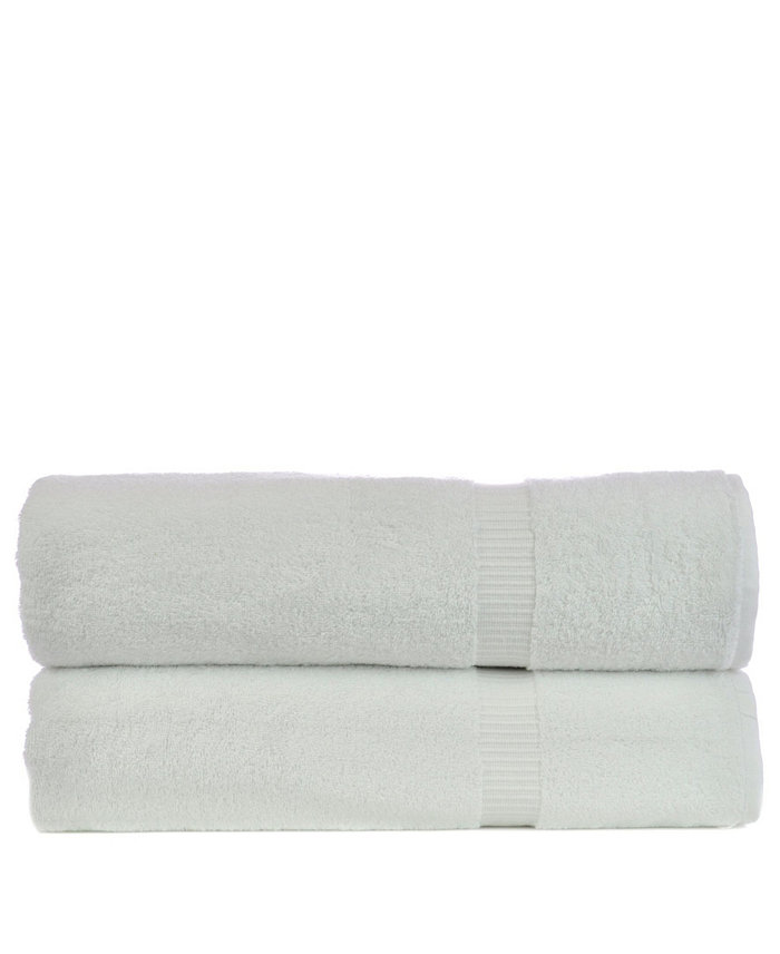 BC Bare Cotton Luxury Hotel Spa Towel Turkish Bath Sheets Set of 2