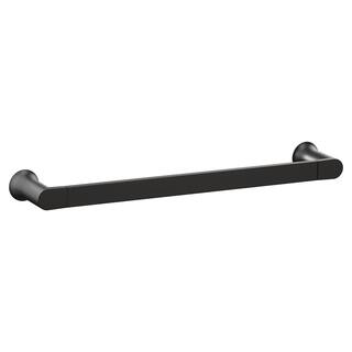 MOEN Genta LX 18 in. Towel Bar in Matte Black BH3818BL