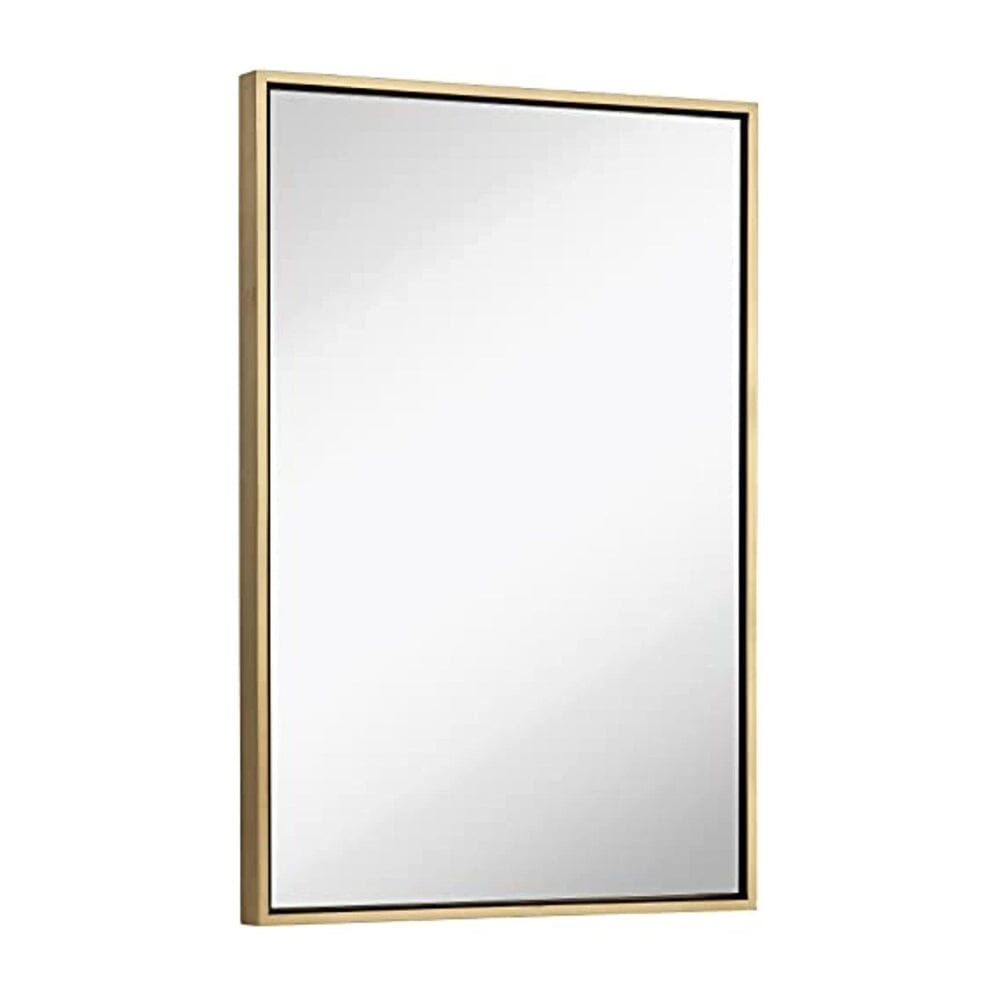 Clean Large Modern Frame Gold Leaf Wall Mirror  24