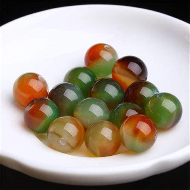 Natural Round Beads Bracelet (40pcs)