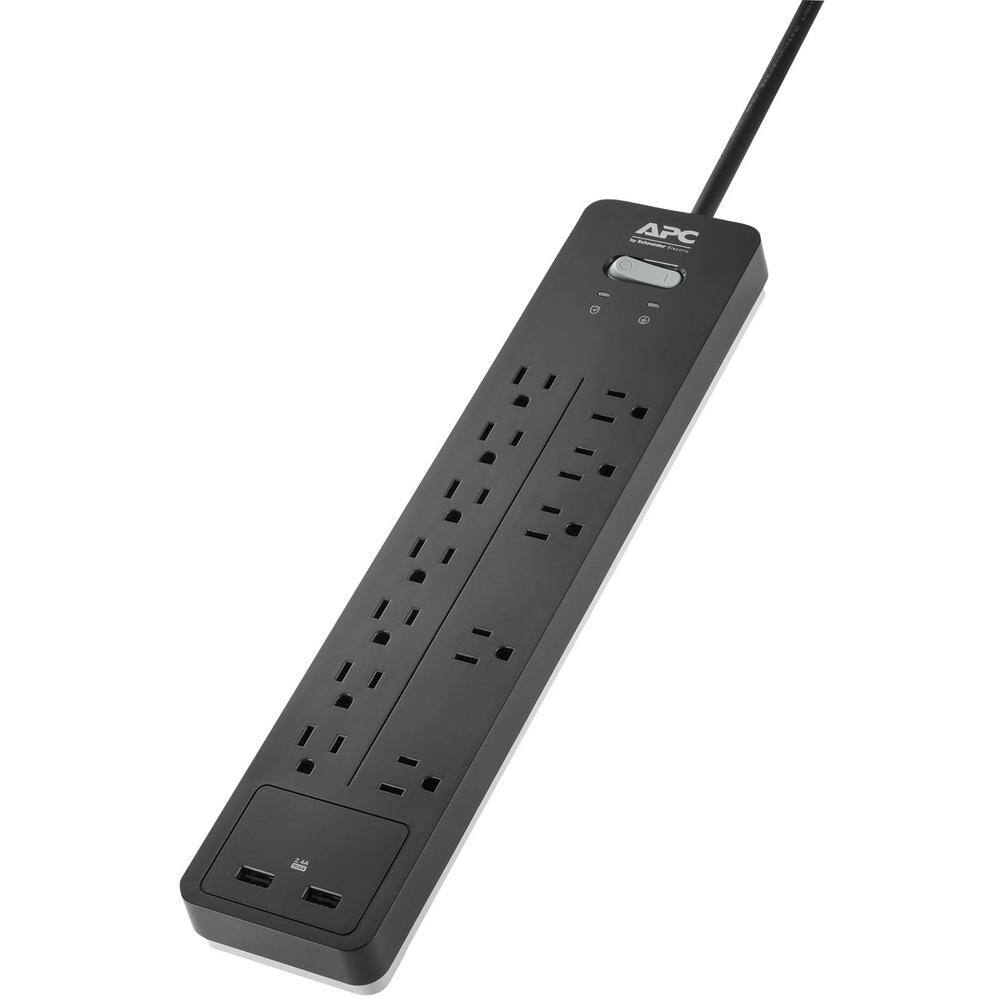 APC HomeOffice Series 6 ft. 12-Outlet Surge Protector PH12U2