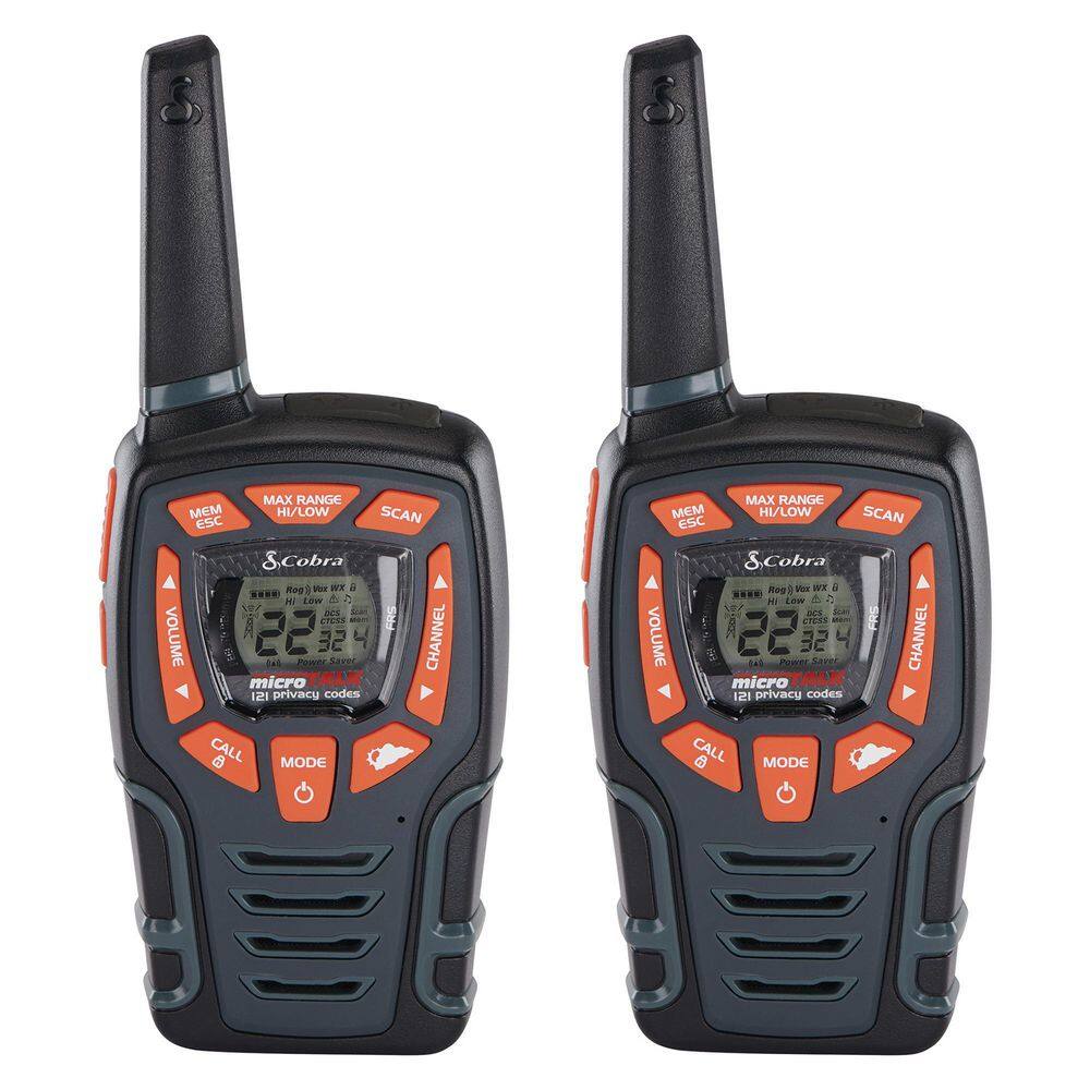 Cobra Weather-Resistant 28-Mile Range 2-Way Radio (2-Pack) ACXT545