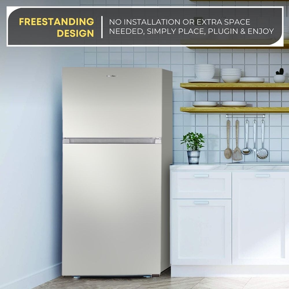 Conserv 18cu.ft. Top Freezer Refrig Stainless Icemaker Frost free No Fingerprint