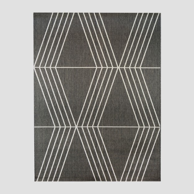 5 x27 3 quot x7 x27 Tilt Outdoor Rug Gray