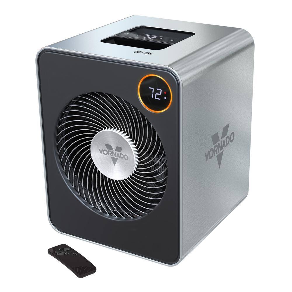 Vornado VMH600 1500-Watt 5118 BTU Whole Room Electric Stainless Steel Fan Heater Auto Climate Advanced Safety EH1-0117-83