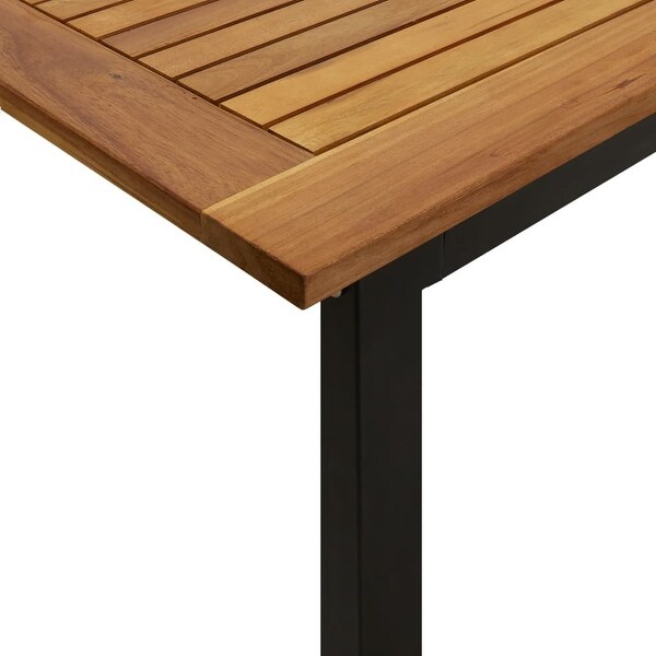 vidaXL Patio Table with Ushaped Legs 70.9