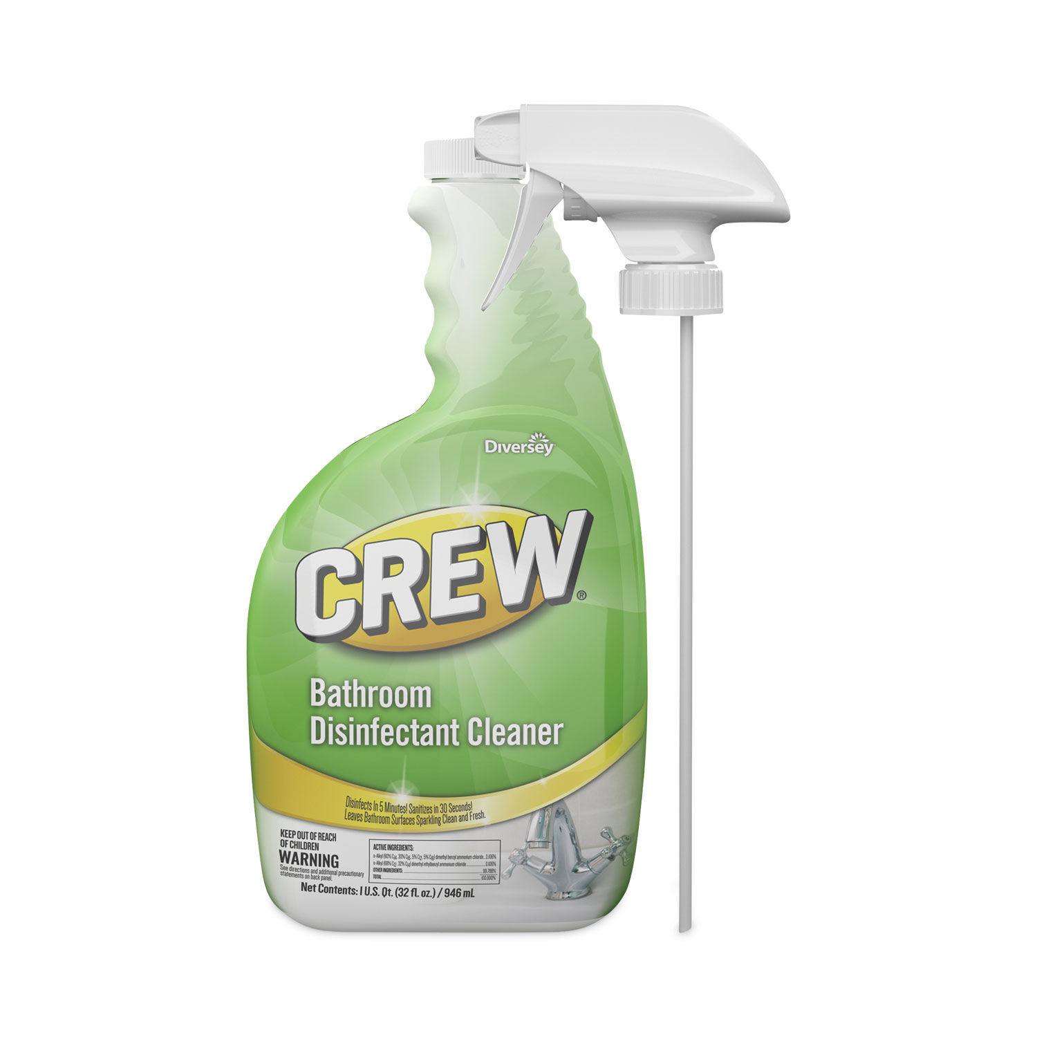 Crew Bathroom Disinfectant Cleaner by Diverseyandtrade; DVOCBD540199