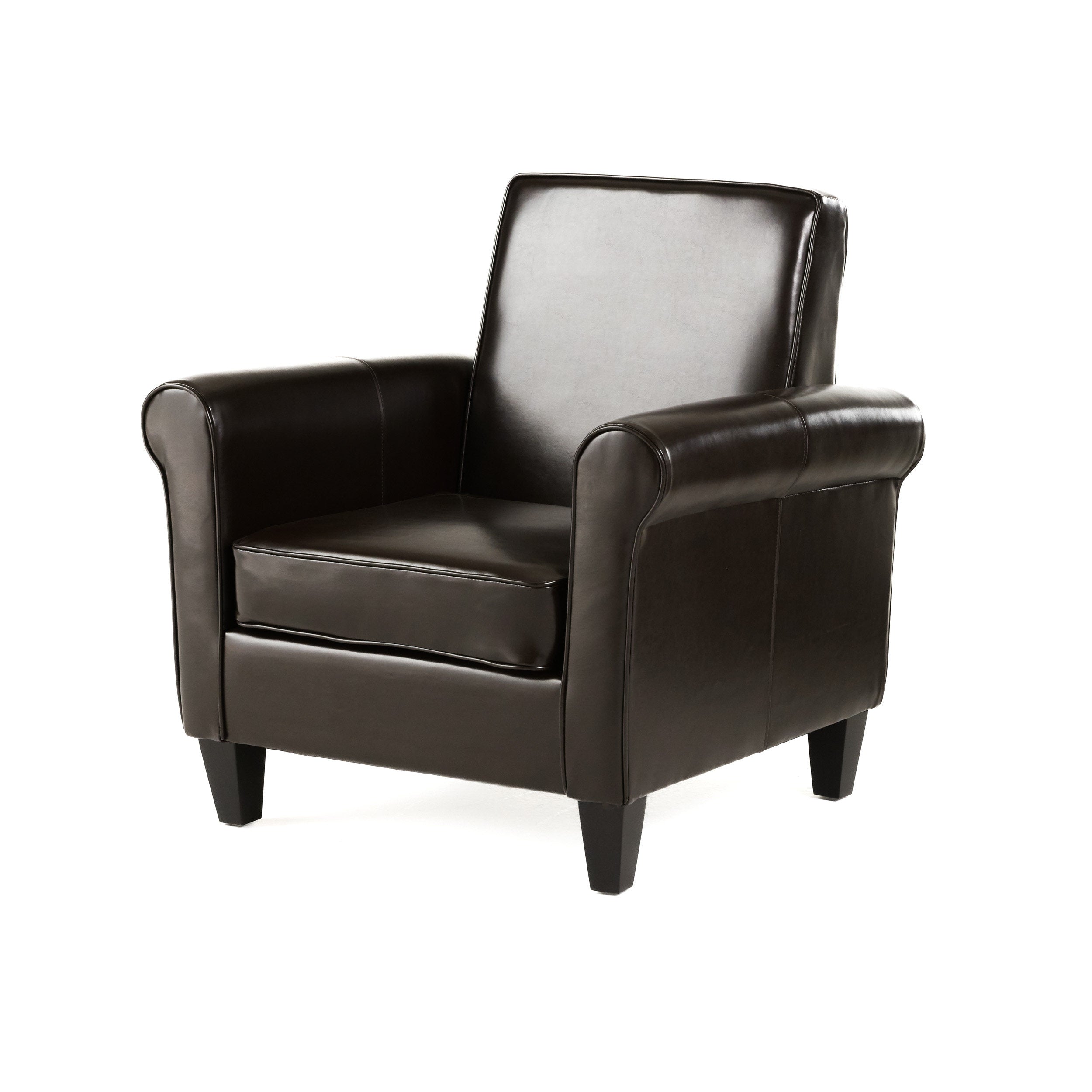 Larkspur Leather Club Chair