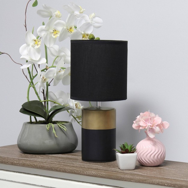 Two tone Basics Table Lamp Simple Designs