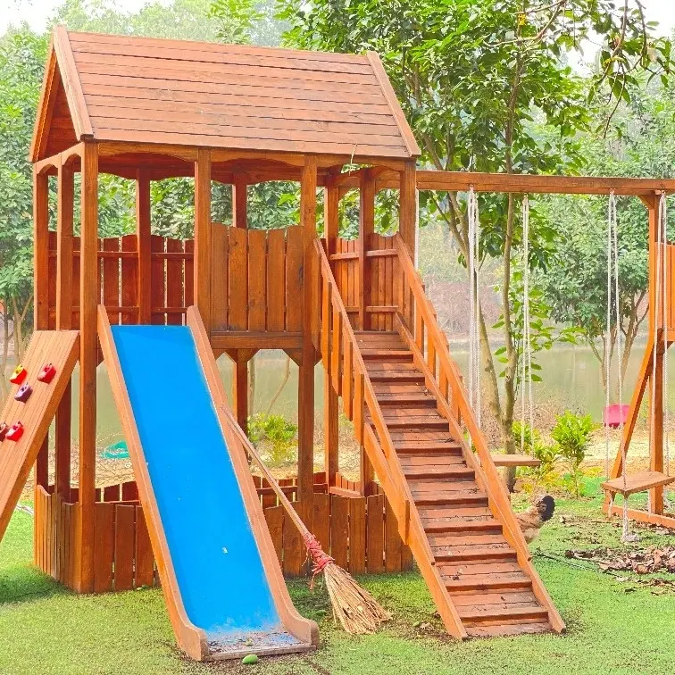 Wooden Playhouse Kids Garden Outdoor Playhouse Mobile wooden playhouse by Oiled Teak / Acacia / Pine DIy products