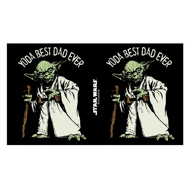 Star Wars Yoda Best Dad Ever Stainless Steel Water Bottle