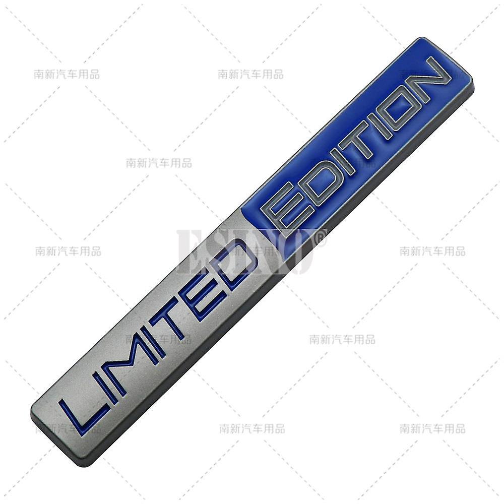 Car Styling 3d Limited Edition Decorative Metal Adhesive Emblem Rear Trunk Badge Fender Sticker Body Decal Car Accessories