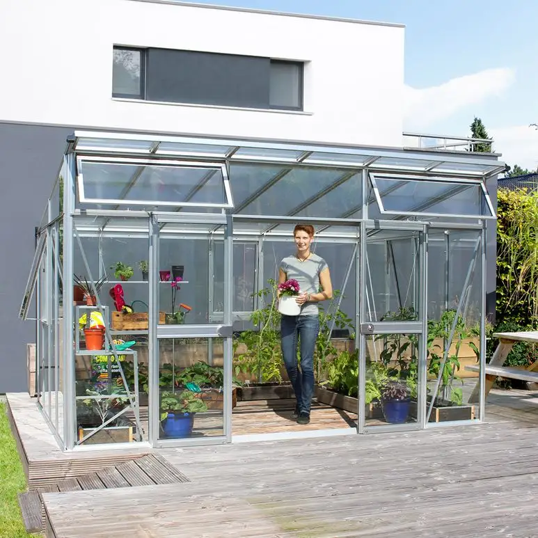 High quality durable glass greenhouse Outdoor garden greenhouse