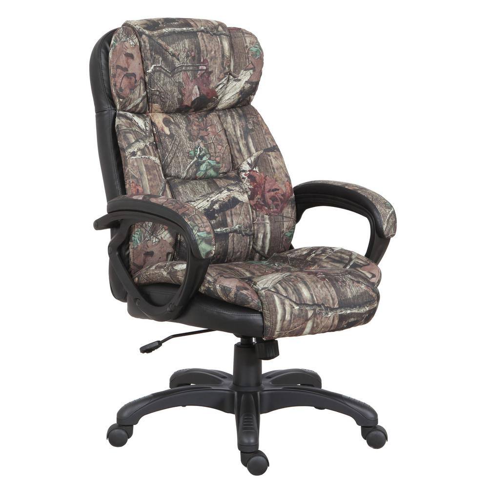 American Furniture Classics 26 in. Width Big and Tall Mossy Oak Upholstery Executive Chair with Adjustable Height 1-843-20-900